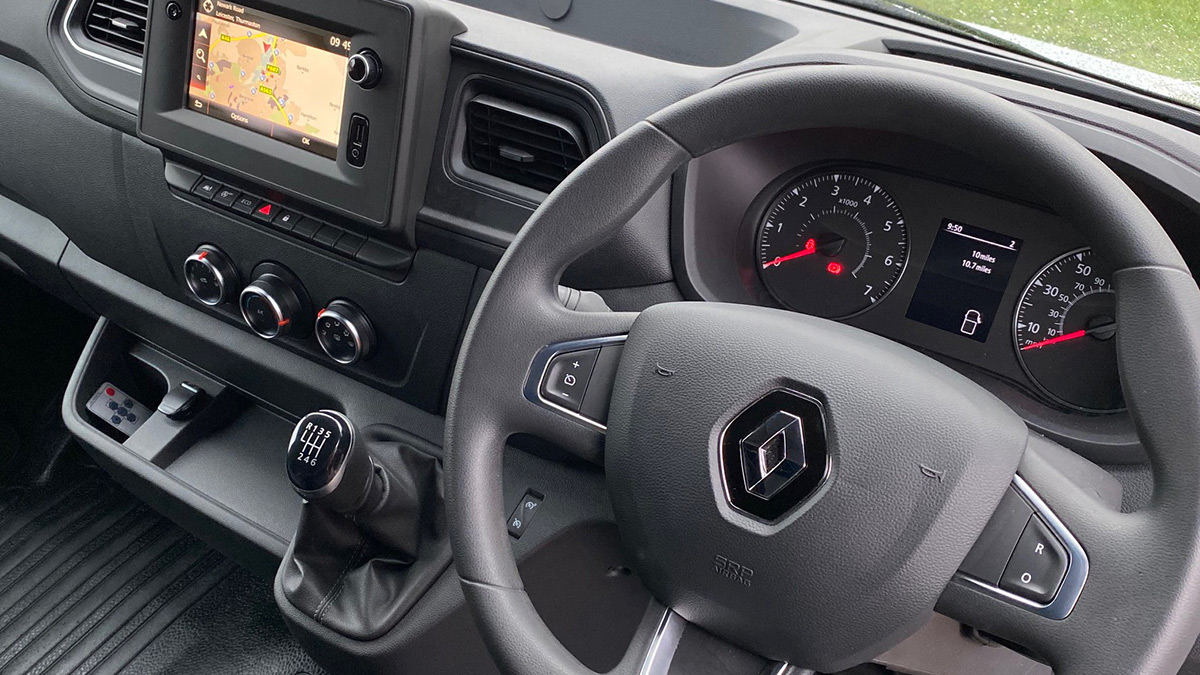 Renault Master Enfield dashboard